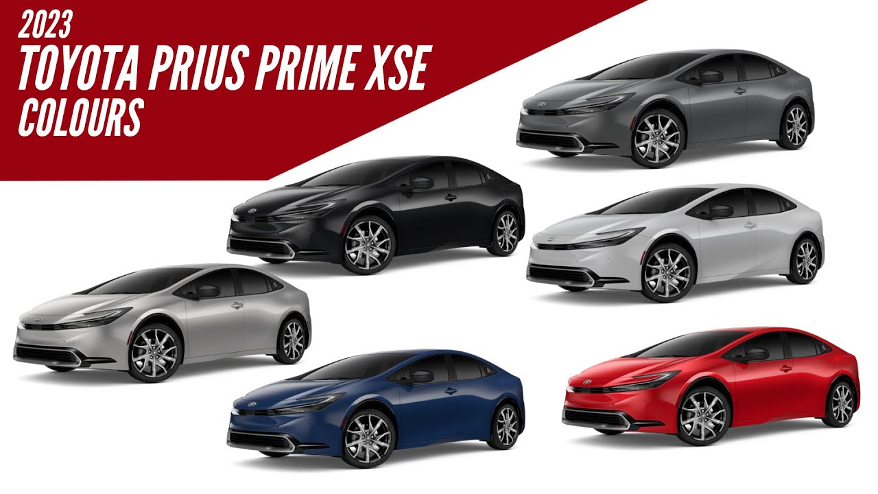 2023 Toyota Prius Prime Colors